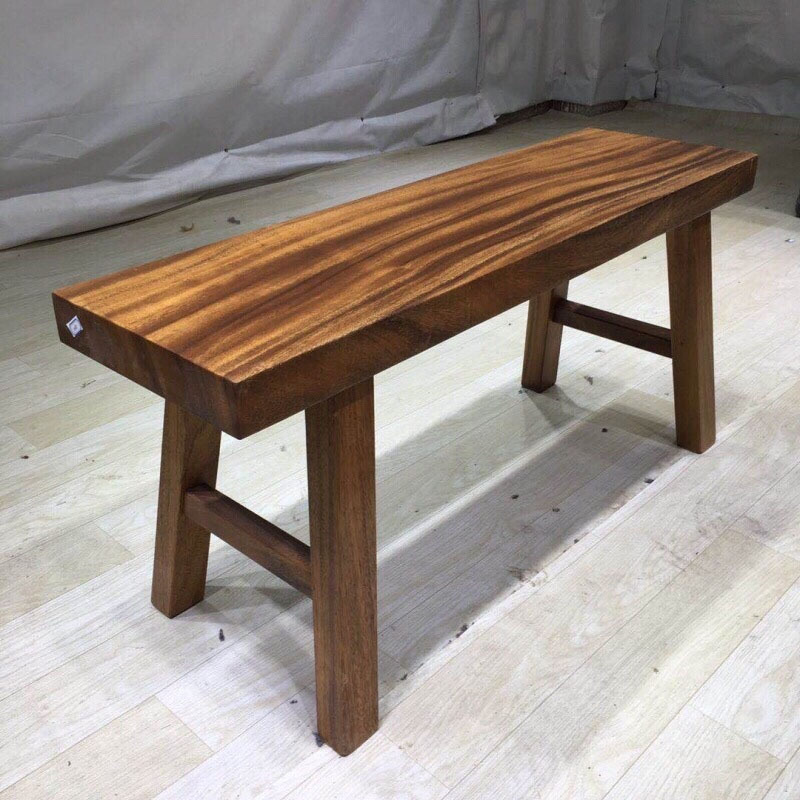 长条凳实木板凳奥坎胡桃木大板凳子家用小木凳书桌长凳子巴花椅子视频