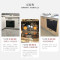 西门子(SIEMENS) 欧洲原装进口家用台式智能迷你刷碗洗碗机5套SK23E610TI 5套台式(黑色)5D智能洁净
