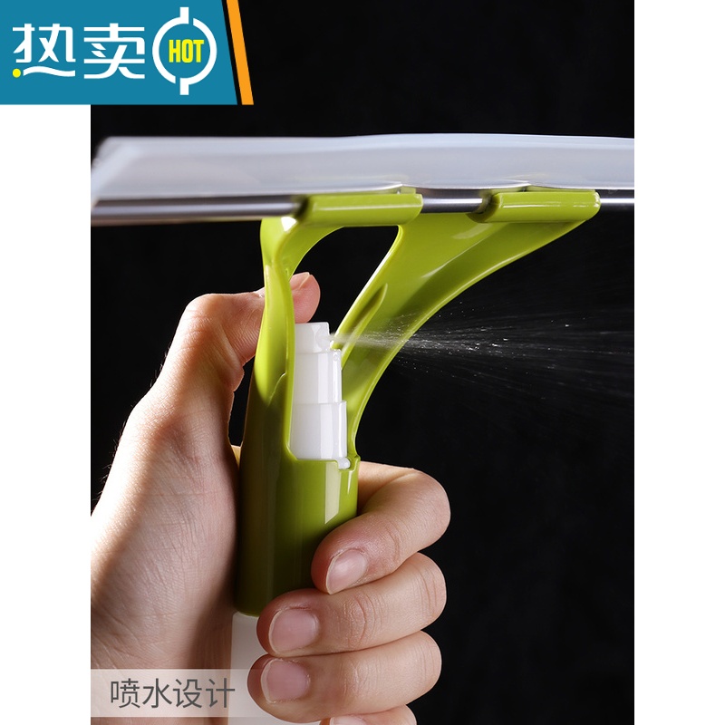 敬平器刮水器家用浴室搽玻璃去污清洁器擦窗硅胶条车窗户刷刀 喷雾窗刮擦玻璃器高清大图