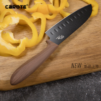 Carote菜刀家用厨房不锈钢锋利切片肉厨师专用 7英寸三德刀