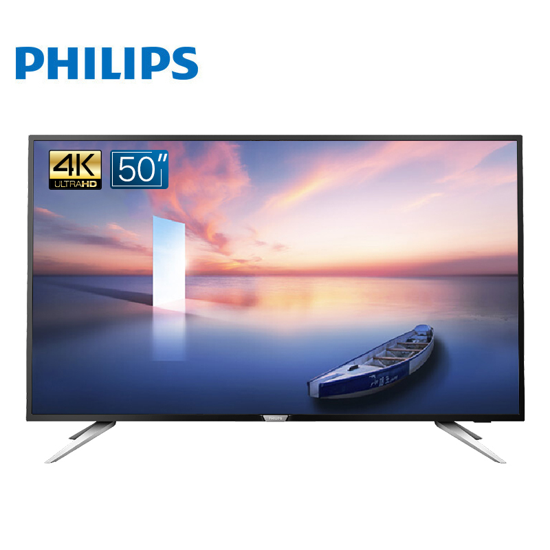 飞利浦(Philips)50PUF6102/T3 50英寸 4K超高清 智能 LED平板液晶电视机