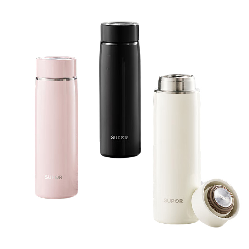 苏泊尔保温杯450ml大容量便捷KCV45DM10(颜色随机)