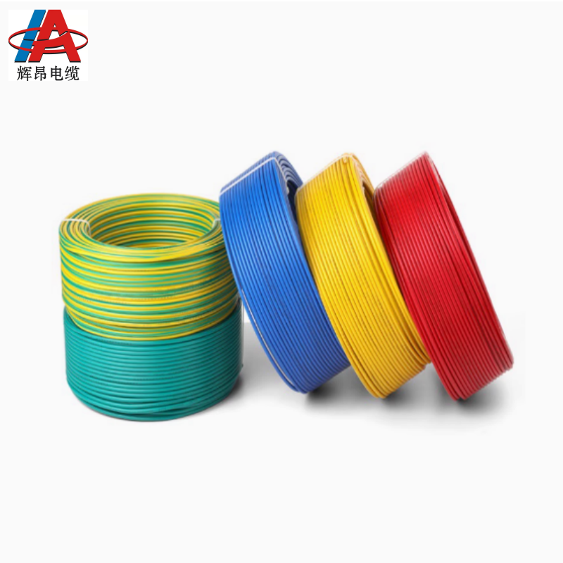 辉昂 单股铜芯耐火硬线 NHBV 450/750V -0.75平方*100米 盘高清大图