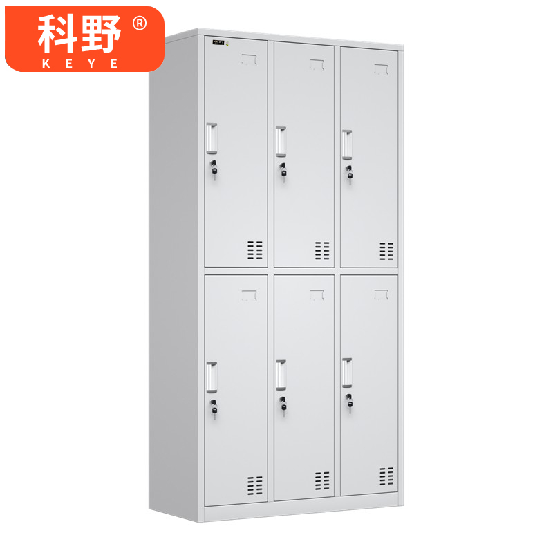 科野 更衣柜铁皮柜储物柜员工宿舍柜寄存包柜鞋柜九门更衣柜0.6mm