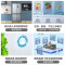 美的(Midea)480升十字对开冰箱一级智能双变频家用电冰箱双循环风冷无霜温湿精控大容量BCD-480WSPZM(E)
