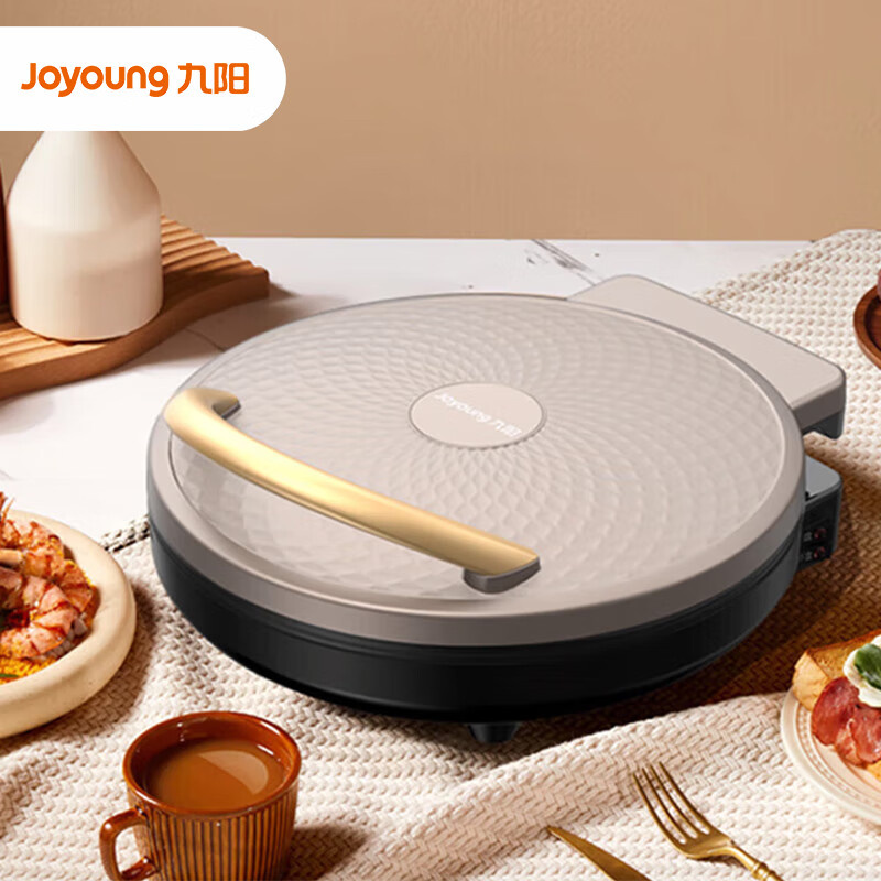 九阳煎烤机JK30-GK310,多功能煎饼机大容量双面加热多功能煎烤机高清大图
