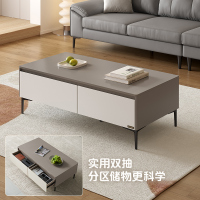 简约现代客厅家具组合双抽边桌茶几组合电视柜收纳储物柜