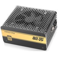 先马(SAMA)金牌600 额定600W (全电压/80PLUS认证/主动式PFC/扁线材) 台式机电脑电源