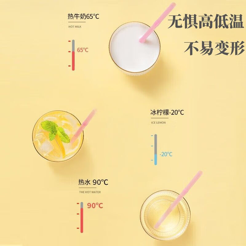 宜洁 Y-9404 一次性独立包装吸管 25支/包*1 BJDT