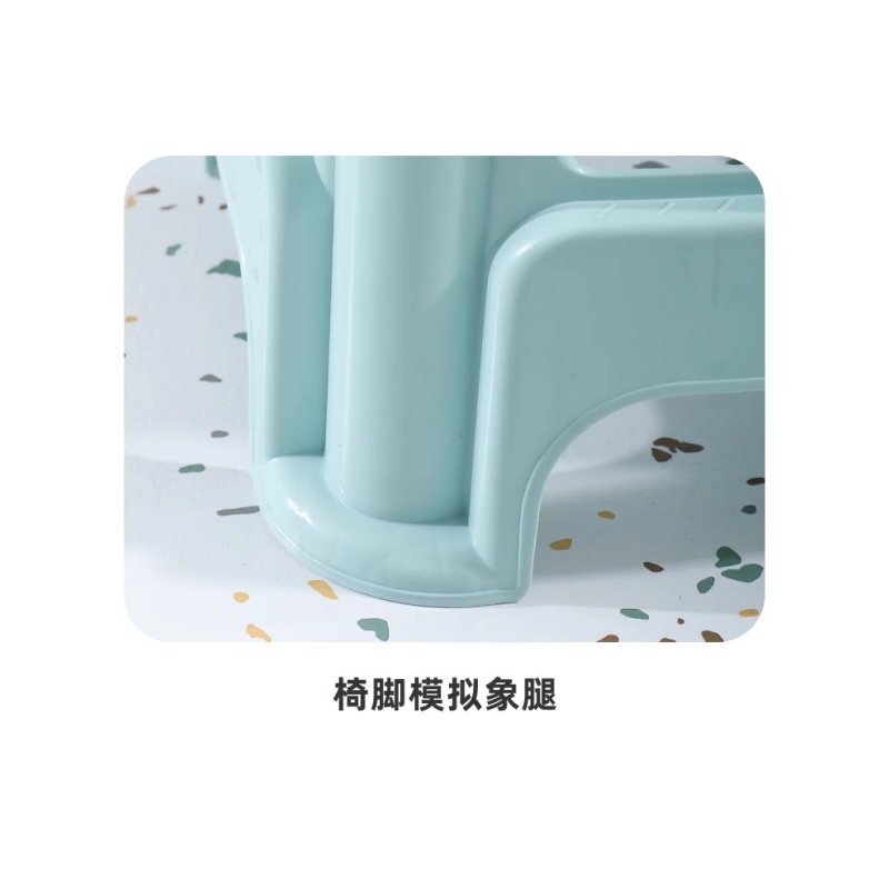 铭思达塑料凳蓝色个高清大图