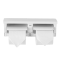 TOTO卫浴 浴室挂件塑料卷纸器置物架手纸箱双筒厕纸架GYH650(11)