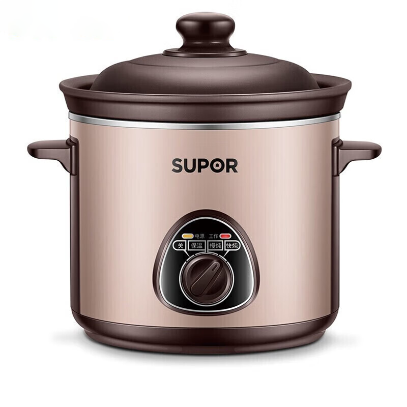 苏泊尔(SUPOR)DG30YK11土陶系列电炖锅3L(单位:台)棕色
