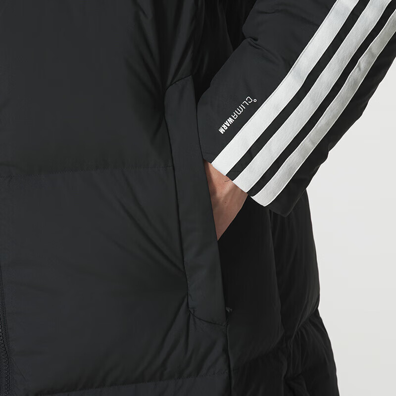 阿迪达斯(adidas)男子新款户外运动休闲连帽羽绒服外套KC2498 ZP高清大图