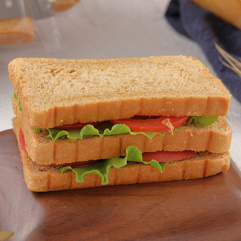 黑麦代餐面包饱腹代餐吐司无添蔗糖健身肪早餐孕妇粗粮零食品jw9