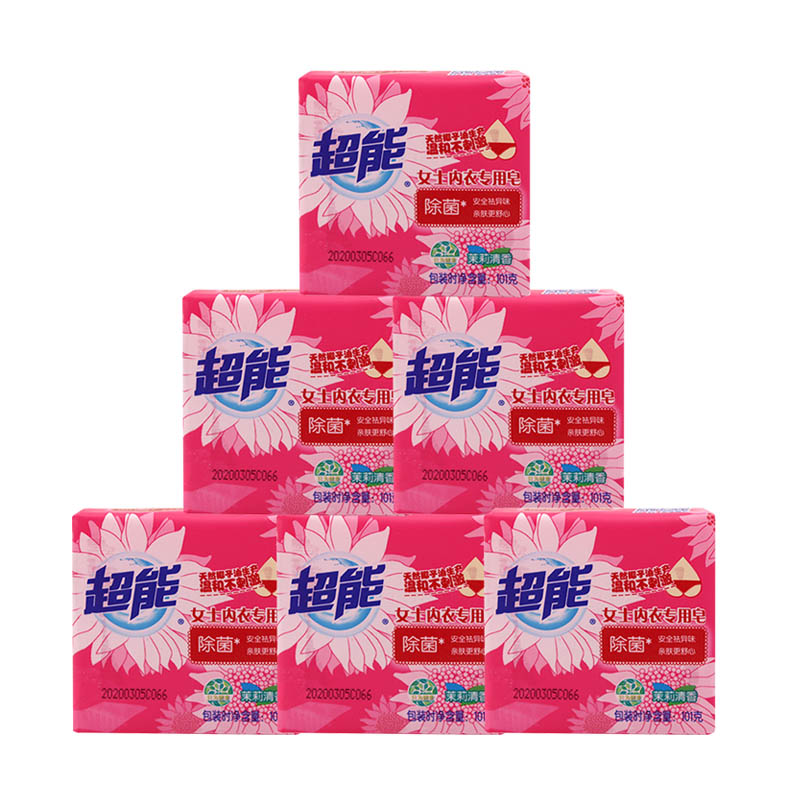 超能 1020202011 女士内衣专用皂101g*6块