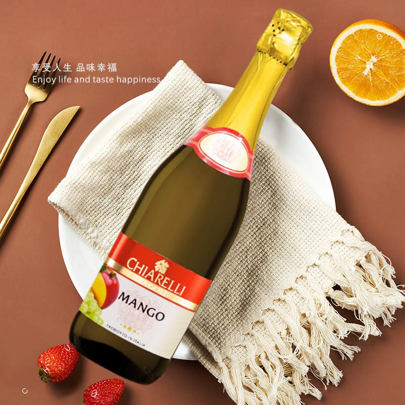 Chiarelli 基亚雷利起泡酒芒果味7.5度750ml*6瓶整箱装