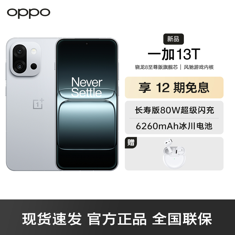 一加 13T 晨雾灰 12GB+256GB