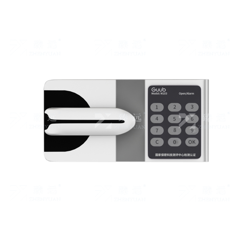 臻远 ZYJJ-80014 保密柜密码文件柜保密档案资料柜钢制密码锁保密 灰白套色通门智能密码锁高清大图