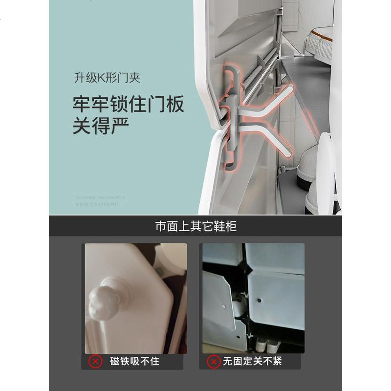 简易鞋柜大容量多层防尘经济型收纳神器家用室内好看放口鞋架子高清大图