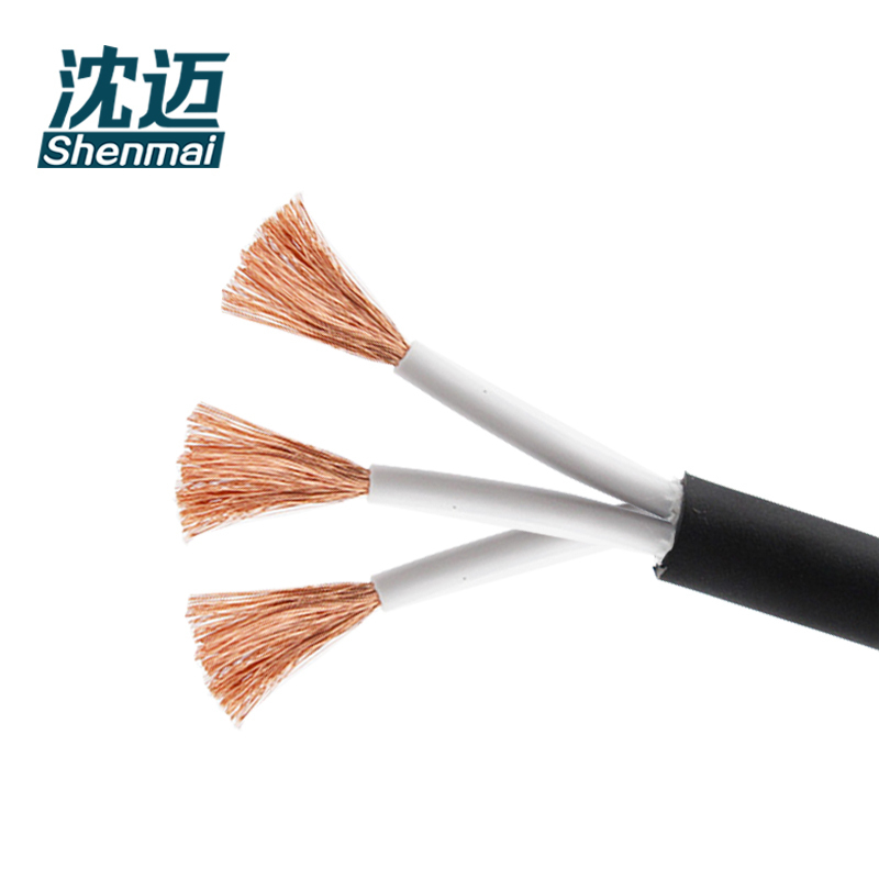 沈迈 铜芯软电缆 TRVV-3*1.5平方毫米 /米高清大图