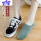 Ideamini袜子女短袜浅口不掉跟底夏季薄款船袜女隐形硅胶防滑低帮床袜袜子