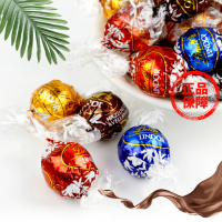 瑞士进口Lindt 瑞士莲 软心精选 焦糖牛奶黑巧力白巧克力(混合口味39粒 500g 1斤装)零食结婚情人礼物