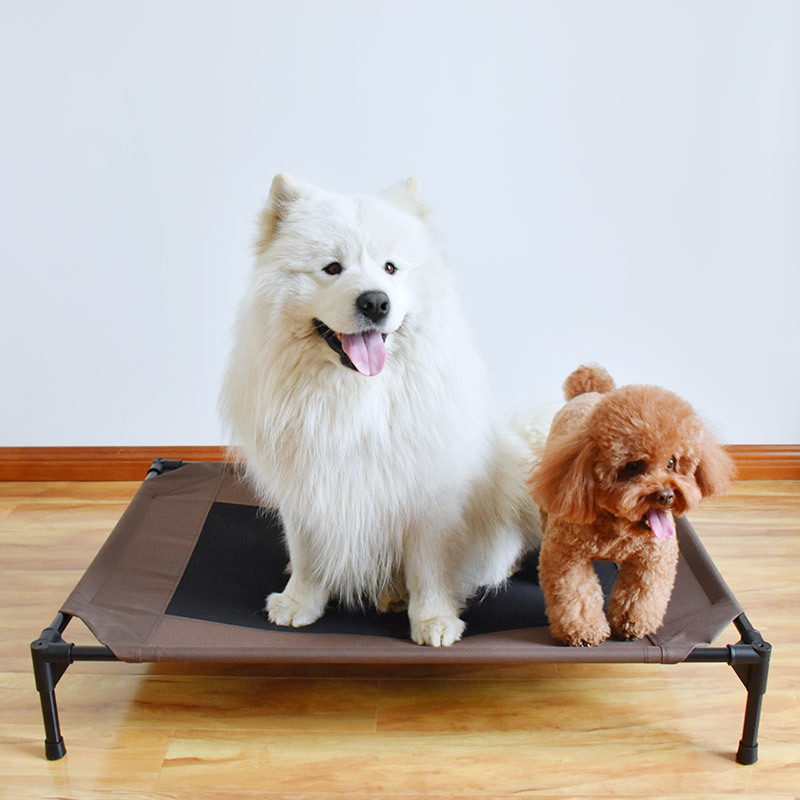 狗床狗窝夏宠物狗狗泰迪金毛行军床猫窝小中大型犬可拆洗行军床