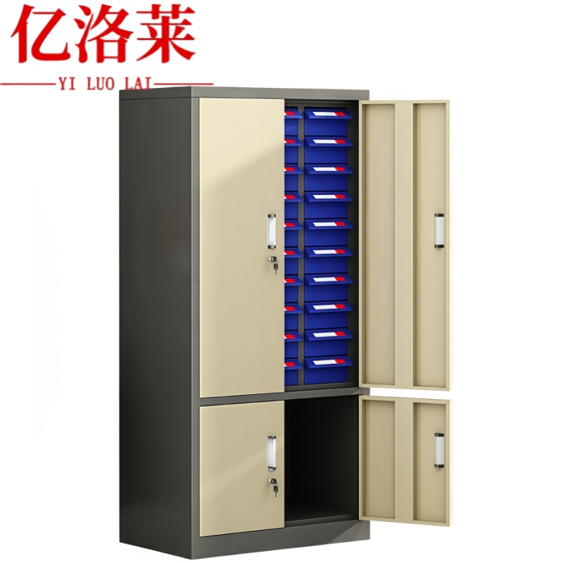 亿洛莱 带门配件柜 30抽 台高清大图
