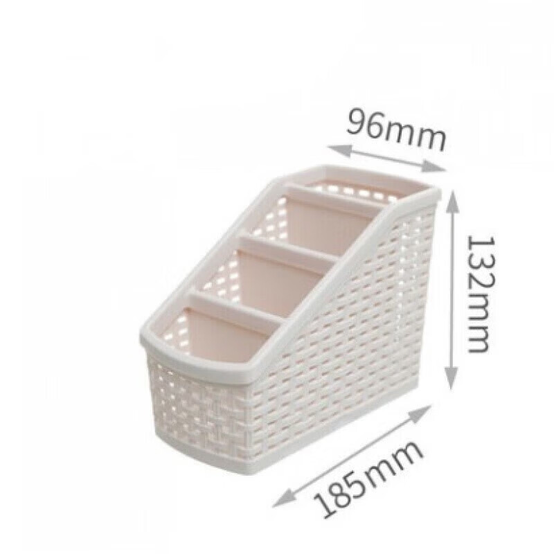禧天龙(Citylong)L-7153收纳篮(米色) 桌面收纳筐杂物筐桌面办公套装收纳盒高清大图