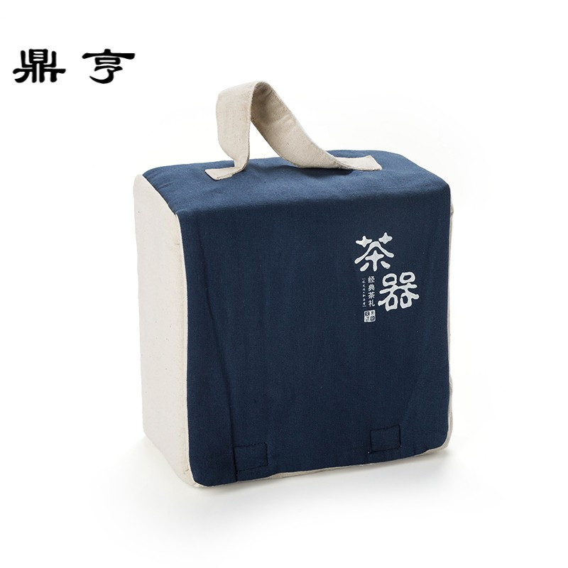 鼎亨日式手绘提梁壶陶瓷茶壶简约家用办公功夫茶具礼品礼盒中秋送