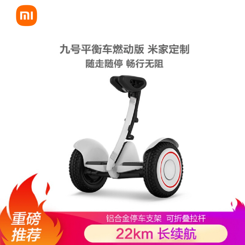 [官方旗舰店]小米平衡车 定制版Ninebot 九号平衡车燃动版 智能电动体感车(白)