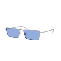 RayBan雷朋金属框蓝镜矩形太阳镜银色时尚百搭