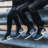 美国正品代购 Air Jordan1 Chameleon aj1 全明星变色龙男士运动篮球鞋 渐变色907958 015