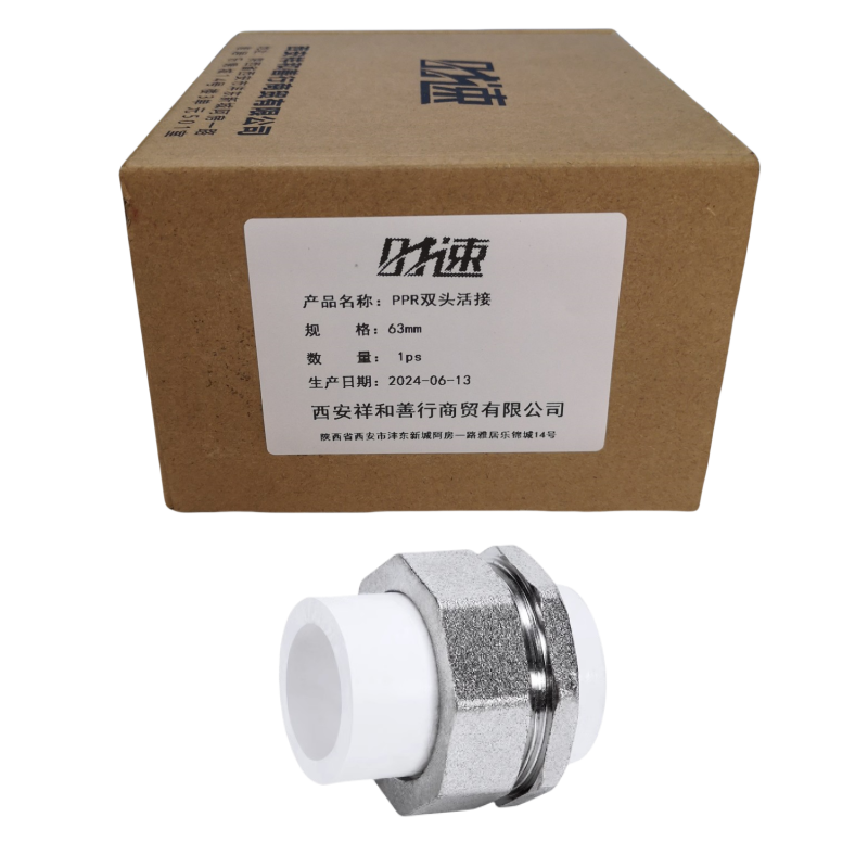 时速 PPR双头活接 63mm 个高清大图