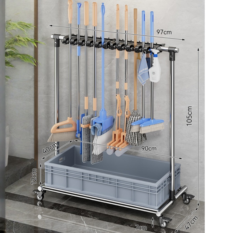 怡卓欧拖把架5拖6钩高清大图