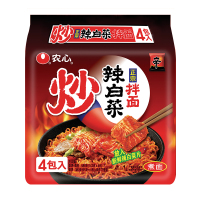 农心 炒辣白菜正宗拌面四连包147g*4 速食方便面 泡菜拌面非火鸡面 干拌面