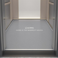 君影商用电梯地垫轿厢PVC地板地胶耐磨防水防火大理石高端定制logo 每平方价格