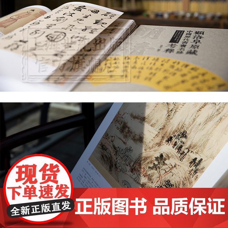 顾洛阜原藏中国历代书画名迹考释 研究赵孟頫经典著作 印有高清鹊华秋色图长卷 收藏鉴赏 上海人民美术出版社高清大图