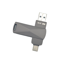 秦泰(Cqint) QTUA-01 USB-3.0 固态U盘 128GB 灰色(计价单位:个)
