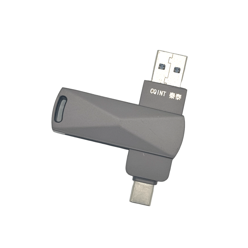 秦泰(Cqint) QTUA-01 USB-3.0 固态U盘 128GB 灰色(计价单位:个)图片