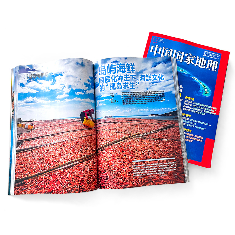 [醉染正版] 中国国家地理2022年10月增刊海岛刊辑 自然科普旅游地质公路增刊博物2023非过期刊 杂志铺高清大图