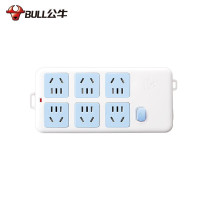 公牛 （BULL）新国标插座/接线板 6位总控 无线（需自行配电源线和插头）GN-109K（单位:个）