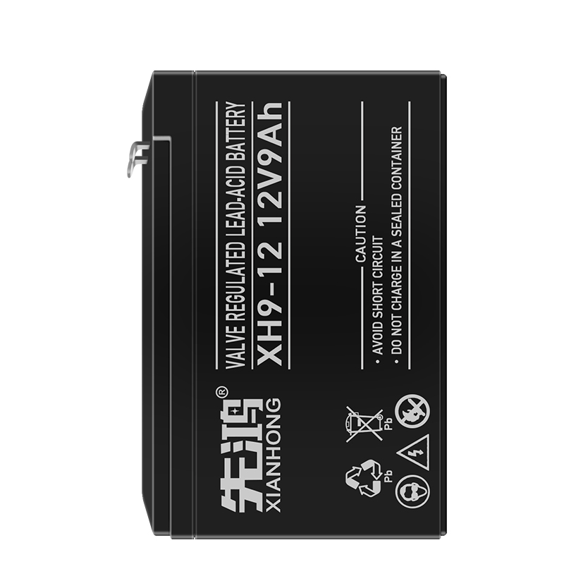 先鸿12V9AH免维护铅酸蓄电池喷雾器UPS门禁消防通讯直流屏电瓶EPS高清大图