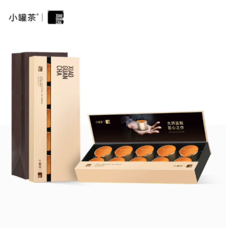 小罐茶 特级金罐寻香单丛组合茶 鸭屎香单枞5种口味10罐礼盒装 4g*10罐高清大图
