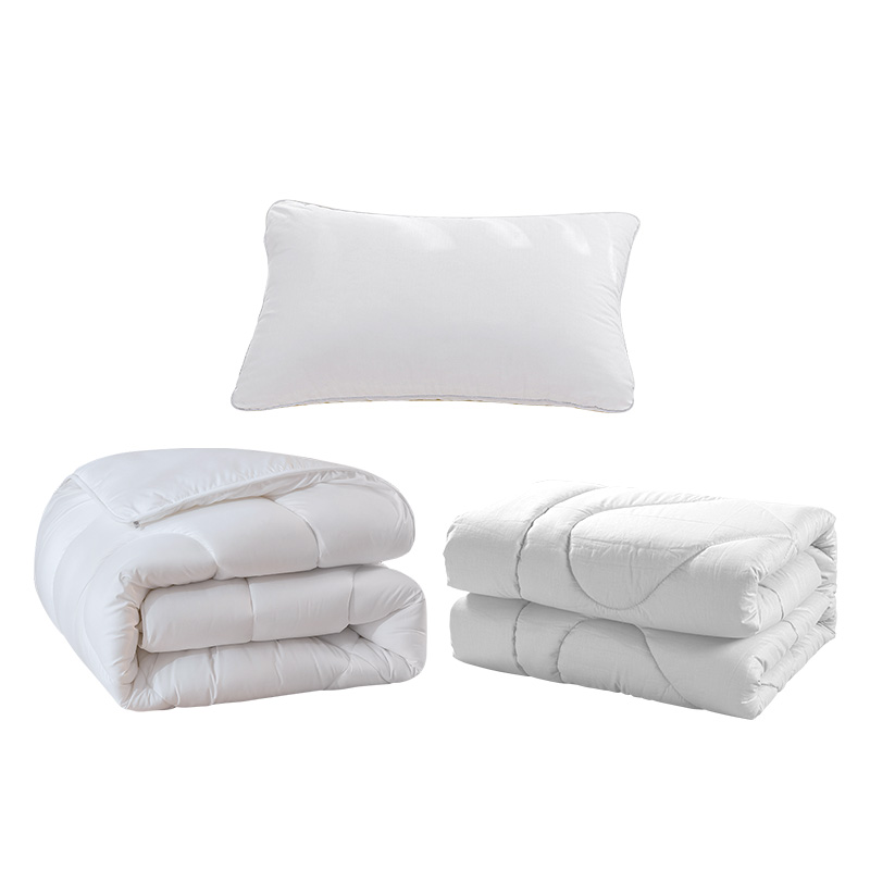 采馨 全棉被芯褥子枕芯三件套 1.2m床 套高清大图