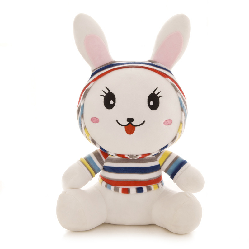 美人兔软体抱枕可爱彩虹兔贱兔流氓兔娃娃卡通糖糖兔