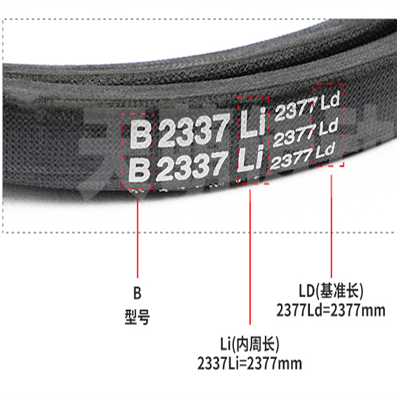 三力士三角皮带B1118 Li高清大图