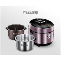 美的(Midea)电压力锅 IH电磁加热可中途加菜 MY-HT5077P 钢胆5L高压锅