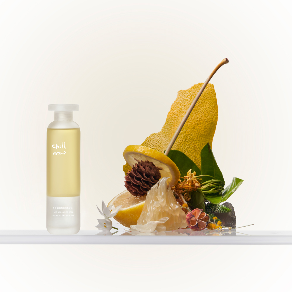 chillmore且悠角鲨烷身体精华油(日落柚海)柑橘调120ml