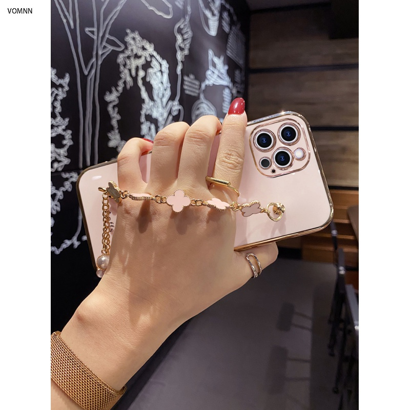 VMONN苹果12手机壳iPhone12Pro保护Max硅胶套mini带手链条pmax全包12p防摔软壳promax女i
